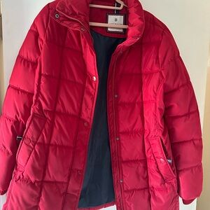 Tommy Hilfiger Bold Red Puffer Jacket